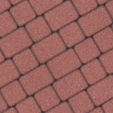 Классико (красный) Стандарт плитка тротуарная Поревит 6 см