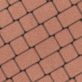 Классико (оранжевый) Стандарт плитка тротуарная Поревит 6 см