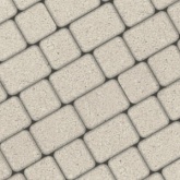 Классико (белый) Стандарт плитка тротуарная Поревит 6 см
