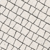 Антик (белый) Стоунмикс плитка тротуарная Поревит 6 см